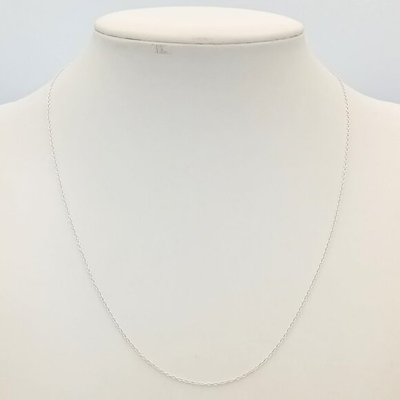 Italian 925 Sterling Silver 18" Curb Chain Necklace - SIGNED - Picture 3 of 8